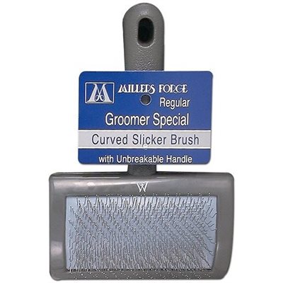 Millers forge shop curved slicker brush