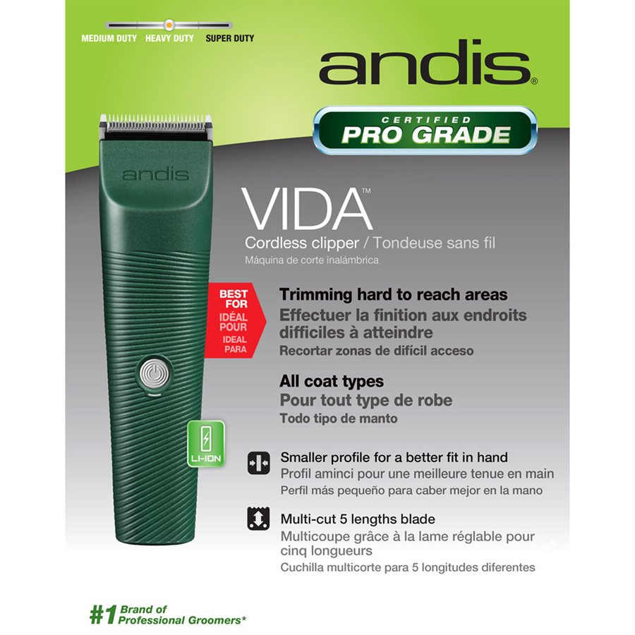 Andis Vida Adjustable Blade Cordless Clipper