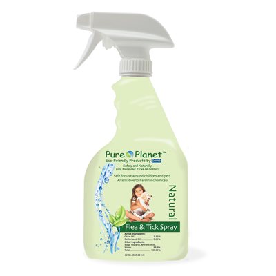 Pure Planet Natural Flea and Tick Spray, 22 oz Pure Planet Natural Flea and Tick Spray, 22 oz